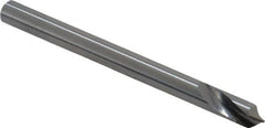 Magafor - 4mm Body Diam, 90°, 2" OAL, Solid Carbide Spotting Drill - Industrial Tool & Supply
