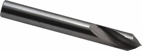 Magafor - 1/4" Body Diam, 90°, 2" OAL, Solid Carbide Spotting Drill - Industrial Tool & Supply