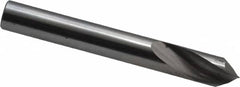 Magafor - 1/4" Body Diam, 90°, 2" OAL, Solid Carbide Spotting Drill - Industrial Tool & Supply
