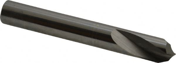 Magafor - 3/8" Body Diam, 120°, 2-3/4" OAL, Solid Carbide Spotting Drill - Industrial Tool & Supply