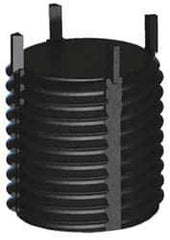 Jergens - 3/4-16 External, UNF, 43/64" Insert Length, Solid Keylocking Thread Inserts - Carbon Steel, Zinc Phosphate Finish, Grade C1215, 2A External Class of Fit, Use Tool 215-064807 - Industrial Tool & Supply