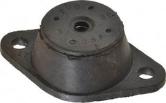 Tech Products - 3/8-16 Bolt Thread, 3-7/8" Long x 2-3/8" Wide x 1-1/4" High Standard Deflection Stud Mount Leveling Pad & Mount - 135 Max Lb Capacity, 1-3/4" Base Diam - Industrial Tool & Supply