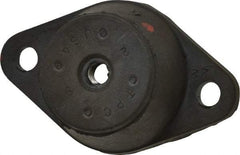 Tech Products - 3/8-16 Bolt Thread, 3-7/8" Long x 2-3/8" Wide x 1-1/4" High Standard Deflection Stud Mount Leveling Pad & Mount - 240 Max Lb Capacity, 1-3/4" Base Diam - Industrial Tool & Supply