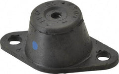 Tech Products - 5/16-18 Bolt Thread, 3-1/8" Long x 1-3/4" Wide x 1-1/4" High Double Deflection Stud Mount Leveling Pad & Mount - 35 Max Lb Capacity, 1-1/4" Base Diam - Industrial Tool & Supply