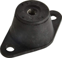 Tech Products - 5/16-18 Bolt Thread, 3-1/8" Long x 1-3/4" Wide x 1-1/4" High Double Deflection Stud Mount Leveling Pad & Mount - 45 Max Lb Capacity, 1-1/4" Base Diam - Industrial Tool & Supply