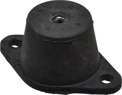 Tech Products - 3/8-16 Bolt Thread, 3-7/8" Long x 2-3/8" Wide x 1-3/4" High Double Deflection Stud Mount Leveling Pad & Mount - 170 Max Lb Capacity, 1-3/4" Base Diam - Industrial Tool & Supply