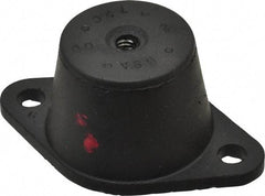 Tech Products - 3/8-16 Bolt Thread, 3-7/8" Long x 2-3/8" Wide x 1-3/4" High Double Deflection Stud Mount Leveling Pad & Mount - 240 Max Lb Capacity, 1-3/4" Base Diam - Industrial Tool & Supply
