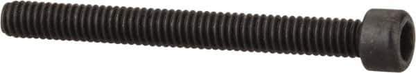 Value Collection - #1-72 UNF Hex Socket Drive, Socket Cap Screw - Alloy Steel, Black Oxide Finish, Fully Threaded, 3/4" Length Under Head - Industrial Tool & Supply