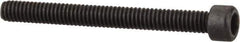 Value Collection - #1-72 UNF Hex Socket Drive, Socket Cap Screw - Alloy Steel, Black Oxide Finish, Fully Threaded, 3/4" Length Under Head - Industrial Tool & Supply