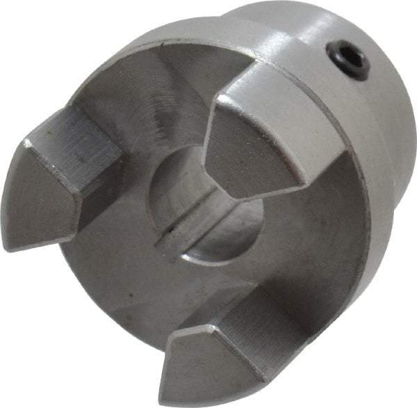 Boston Gear - 7/16" Max Bore Diam, FC12 Coupling Size, Flexible Half Coupling - 1-1/4" OD, 2.32" OAL, Steel - Industrial Tool & Supply