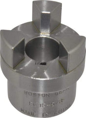 Boston Gear - 5/8" Max Bore Diam, FC15 Coupling Size, Flexible Half Coupling - 1-1/2" OD, 2.76" OAL, Steel - Industrial Tool & Supply