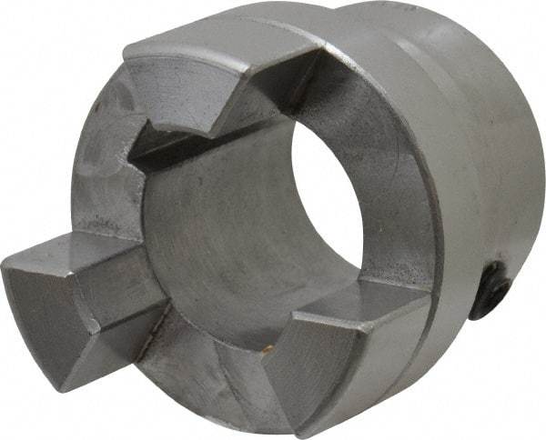 Boston Gear - 7/8" Max Bore Diam, FC15 Coupling Size, Flexible Half Coupling - 1-1/2" OD, 2.76" OAL, Steel - Industrial Tool & Supply