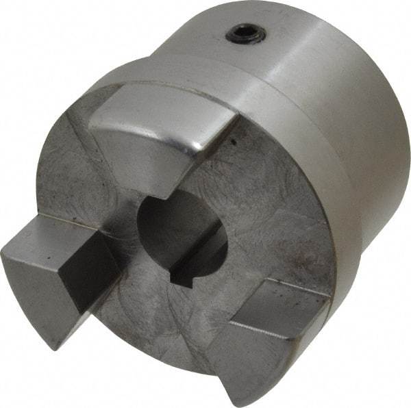 Boston Gear - 3/4" Max Bore Diam, FC25 Coupling Size, Flexible Half Coupling - 2-1/2" OD, 4.13" OAL, Steel - Industrial Tool & Supply