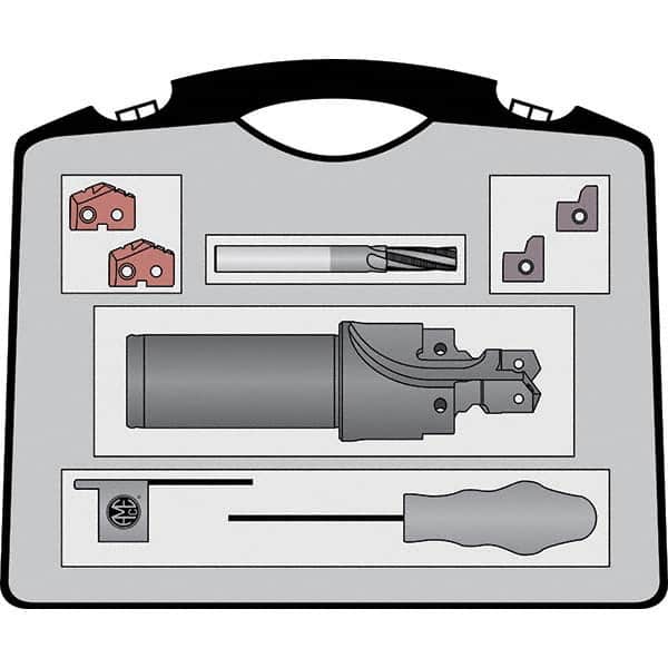 Allied Machine and Engineering - 7/16-20, Tube Dash 4, Indexable Porting Tool - Industrial Tool & Supply