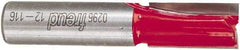 Freud - 1/2" Diam, 1/2" Shank Diam, 1" Length of Cut, 2 Flute Double Edge Straight Router Bit - 2-5/8" Overall Length, Carbide Tipped - Industrial Tool & Supply