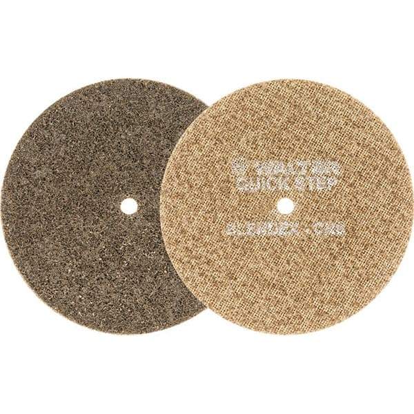 WALTER Surface Technologies - 6" Diam, Aluminum Oxide Hook & Loop Disc - Coarse Grade, Coated, Series 07-R, Quick-Step Blendex - Industrial Tool & Supply