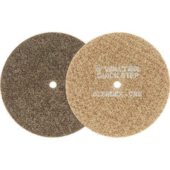 WALTER Surface Technologies - 6" Diam, Aluminum Oxide Hook & Loop Disc - Coarse Grade, Coated, Series 07-R, Quick-Step Blendex - Industrial Tool & Supply