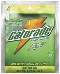 Gatorade - 2.12 oz Pack Lemon-Lime Activity Drink - Powdered, Yields 1 Qt - Industrial Tool & Supply
