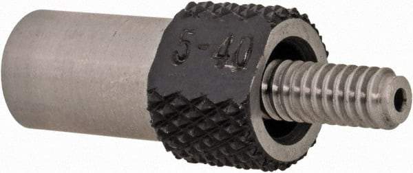 TE-CO - No.5-40 UNC, 5/16 Inch Thread, 3/8 Inch Shaft Length, Tapped Hole Location Gage - Steel, 5/16 Inch Head Diameter, 7/8 Inch Overall Length - Industrial Tool & Supply