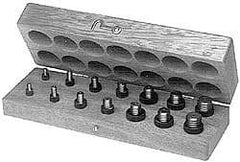 TE-CO - Tapped Hole Location Gage Sets Thread Size Range: #10-24 to 5/8-11 Number of Pieces: 7 - Industrial Tool & Supply
