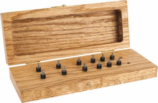 TE-CO - Tapped Hole Location Gage Sets Thread Size Range: #2-56 to #8-32 Number of Pieces: 6 - Industrial Tool & Supply
