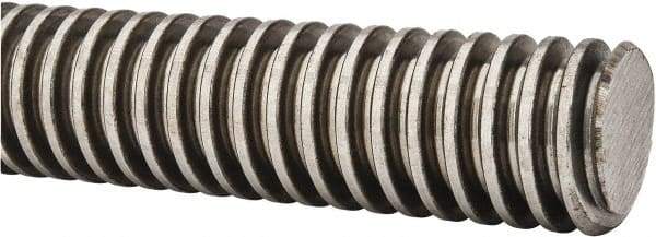 Keystone Threaded Products - 1-1/4-4 Acme, 6' Long, Alloy Steel General Purpose Acme Threaded Rod - Oil Finish Finish, Right Hand Thread, 2G Fit - Industrial Tool & Supply