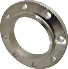 Merit Brass - 6" Pipe, 11" OD, Stainless Steel, Slip On Pipe Flange - 9-1/2" Across Bolt Hole Centers, 7/8" Bolt Hole, 150 psi, Grades 304 & 304L - Industrial Tool & Supply