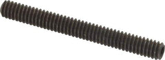 Value Collection - 1/4-20 UNC, 2-1/4" OAL, Cup Point Set Screw - Alloy Steel, 1/8" Key - Industrial Tool & Supply