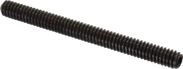 Value Collection - 1/4-20 UNC, 2-3/4" OAL, Cup Point Set Screw - Alloy Steel, 1/8" Key - Industrial Tool & Supply
