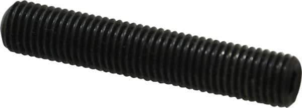 Value Collection - 5/16-24 UNF, 1-3/4" OAL, Cup Point Set Screw - Alloy Steel, 5/32" Key - Industrial Tool & Supply