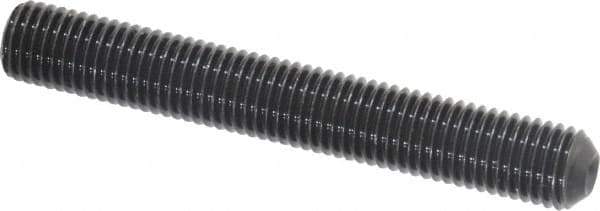 Value Collection - 5/16-24 UNF, 2-1/4" OAL, Cup Point Set Screw - Alloy Steel, 5/32" Key - Industrial Tool & Supply