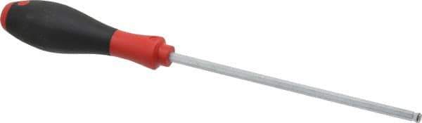 Wiha - 6 Piece Screw Holding Ball End Hex Screwdriver Set - Bit Sizes: Hex mm 3, 4, 5, 6, 8 & 10 - Industrial Tool & Supply