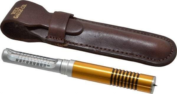 Made in USA - 0 to 100 Durometer Portable Dial Hardness Tester - Accurate to 0.5 Points, Type D Scale - Industrial Tool & Supply