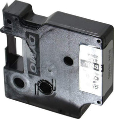 Rhino - 216" Long, Metallized Silver Polyester Metallized Tape - For DYMO Brand Labeling Equipment Designed for "D1" Tapes (Check Width Compatibility) - Industrial Tool & Supply