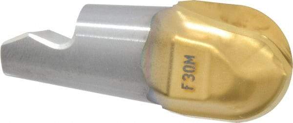 Seco - MM16 M07 Grade F30M Carbide Ball Nose Milling Tip Insert - TiAlN/TiN Finish, 2 Flutes, 0.63" Cutting Diam, 0.638" Depth of Cut, 0.724" Extension, 0.315" Cnr Rad - Industrial Tool & Supply