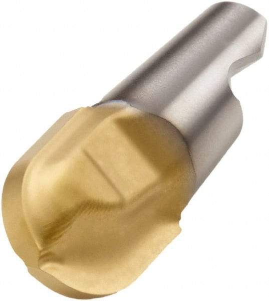 Seco - MM16 MD07 Grade F30M Carbide Ball Nose Milling Tip Insert - TiAlN/TiN Finish, 2 Flutes, 0.787" Cutting Diam, 0.799" Depth of Cut, 0.872" Extension, 0.394" Cnr Rad - Industrial Tool & Supply