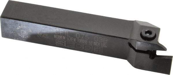 Seco - CFIL, Left Hand Cut, 3/4" Shank Height x 3/4" Shank Width, Indexable Turning Toolholder - 4-1/2" OAL, LC..1603.. Insert Compatibility, Series Multi-Directional Turning (MDT) - Industrial Tool & Supply