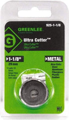 Greenlee - 1-1/8" Diam, 0.53" Cutting Depth, Hole Saw - High Speed Steel Saw, Toothed Edge - Industrial Tool & Supply