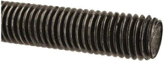 Made in USA - 5/8-11 UNC (Coarse), 2' Long, Low Carbon Steel Threaded Rod - Oil Finish Finish, Right Hand Thread - Industrial Tool & Supply