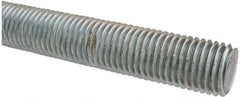Made in USA - 1-8 UNC (Coarse), 2' Long, Low Carbon Steel Threaded Rod - Oil Finish Finish, Right Hand Thread - Industrial Tool & Supply