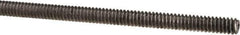 Made in USA - #4-40 UNC (Coarse), 3' Long, Low Carbon Steel Threaded Rod - Oil Finish Finish, Right Hand Thread - Industrial Tool & Supply