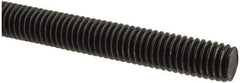 Value Collection - 7/16-14 UNC (Coarse), 6' Long, Alloy Steel Threaded Rod - Plain Finish, Right Hand Thread - Industrial Tool & Supply
