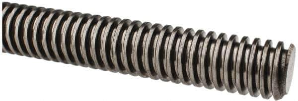Keystone Threaded Products - 1-5 Acme, 3' Long, Alloy Steel General Purpose Acme Threaded Rod - Oil Finish Finish, Right Hand Thread, 2G Fit - Industrial Tool & Supply