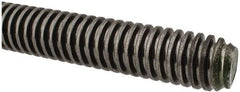 Keystone Threaded Products - 1-5 Acme, 6' Long, Alloy Steel General Purpose Acme Threaded Rod - Oil Finish Finish, Right Hand Thread, 2G Fit - Industrial Tool & Supply