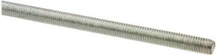 Value Collection - M5x0.8 UNC (Coarse), 1m Long, Steel Metric Threaded Rod - Zinc-Plated Finish, Right Hand Thread - Industrial Tool & Supply