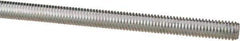 Value Collection - M6x1 UNC (Coarse), 1m Long, Steel Metric Threaded Rod - Zinc-Plated Finish, Right Hand Thread - Industrial Tool & Supply