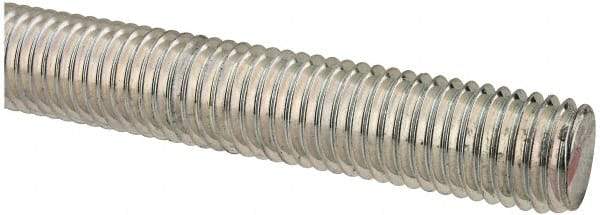 Value Collection - M14x2 UNC (Coarse), 1m Long, Steel Metric Threaded Rod - Zinc-Plated Finish, Right Hand Thread - Industrial Tool & Supply