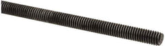 Value Collection - M6x1 UNC (Coarse), 1m Long, Steel Metric Threaded Rod - Oil Finish Finish, Right Hand Thread - Industrial Tool & Supply