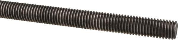 Value Collection - M10x1.5 UNC (Coarse), 1m Long, Steel Metric Threaded Rod - Oil Finish Finish, Right Hand Thread - Industrial Tool & Supply