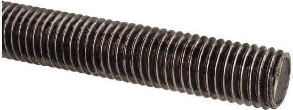 Value Collection - M14x2 UNC (Coarse), 1m Long, Steel Metric Threaded Rod - Oil Finish Finish, Right Hand Thread - Industrial Tool & Supply